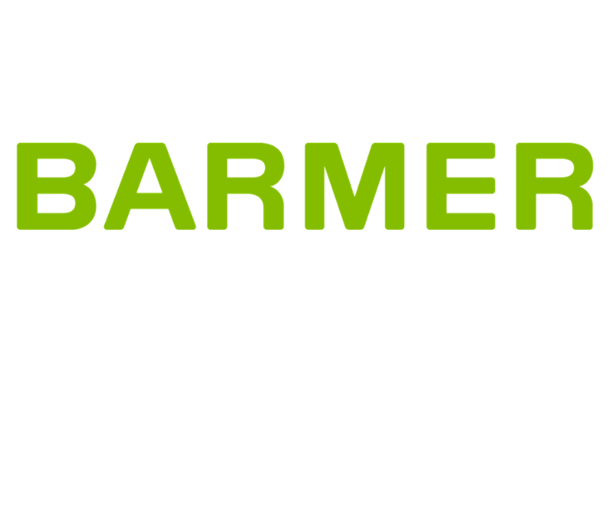 Logo der Barmer Ersatzkasse - das Wort Barmer in grünen Großbuchstaben auf weißem Grund