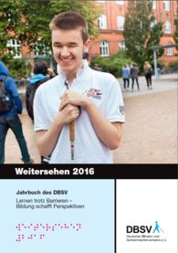 Titelbild Jahrbuch „Weitersehen“ 2016: Lernen trotz Barrieren – Bildung schafft Perspektiven