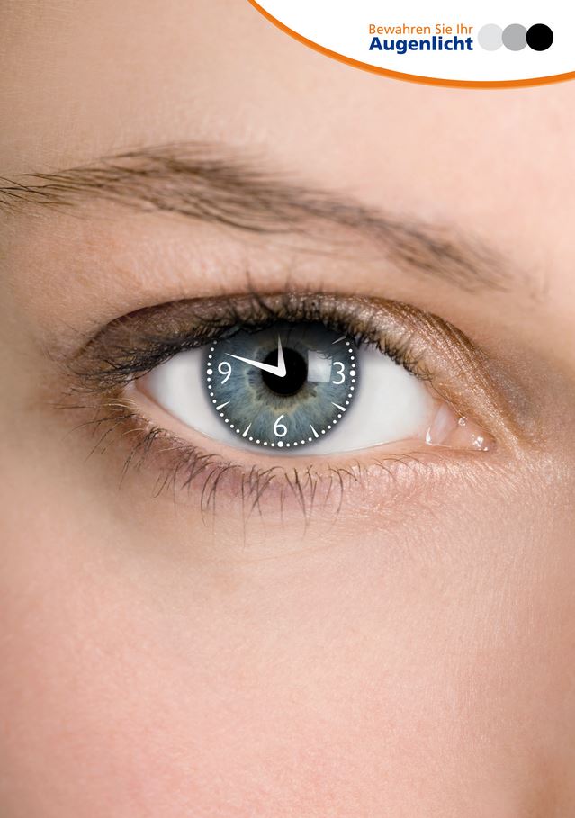 Kampagnenmotiv „Bewahren Sie Ihr Augenlicht“